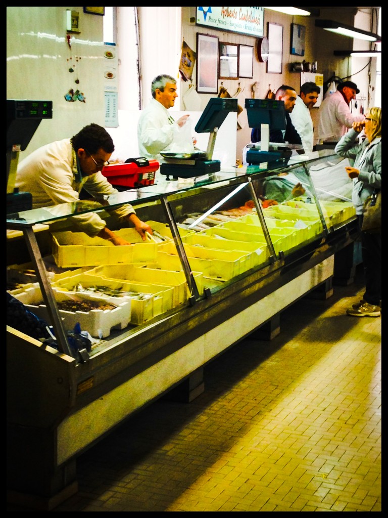 Wednesday and Saturday fish stalls in the market